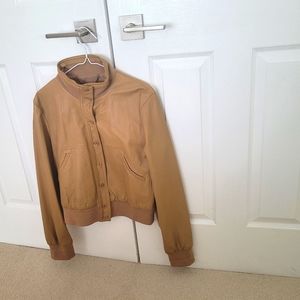 See by Chloe leather bomber jacket